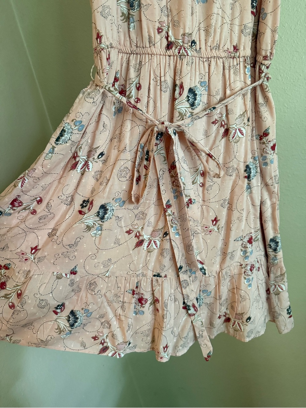 Women’s Loft Pink Floral Dress - Picture 4 of 11